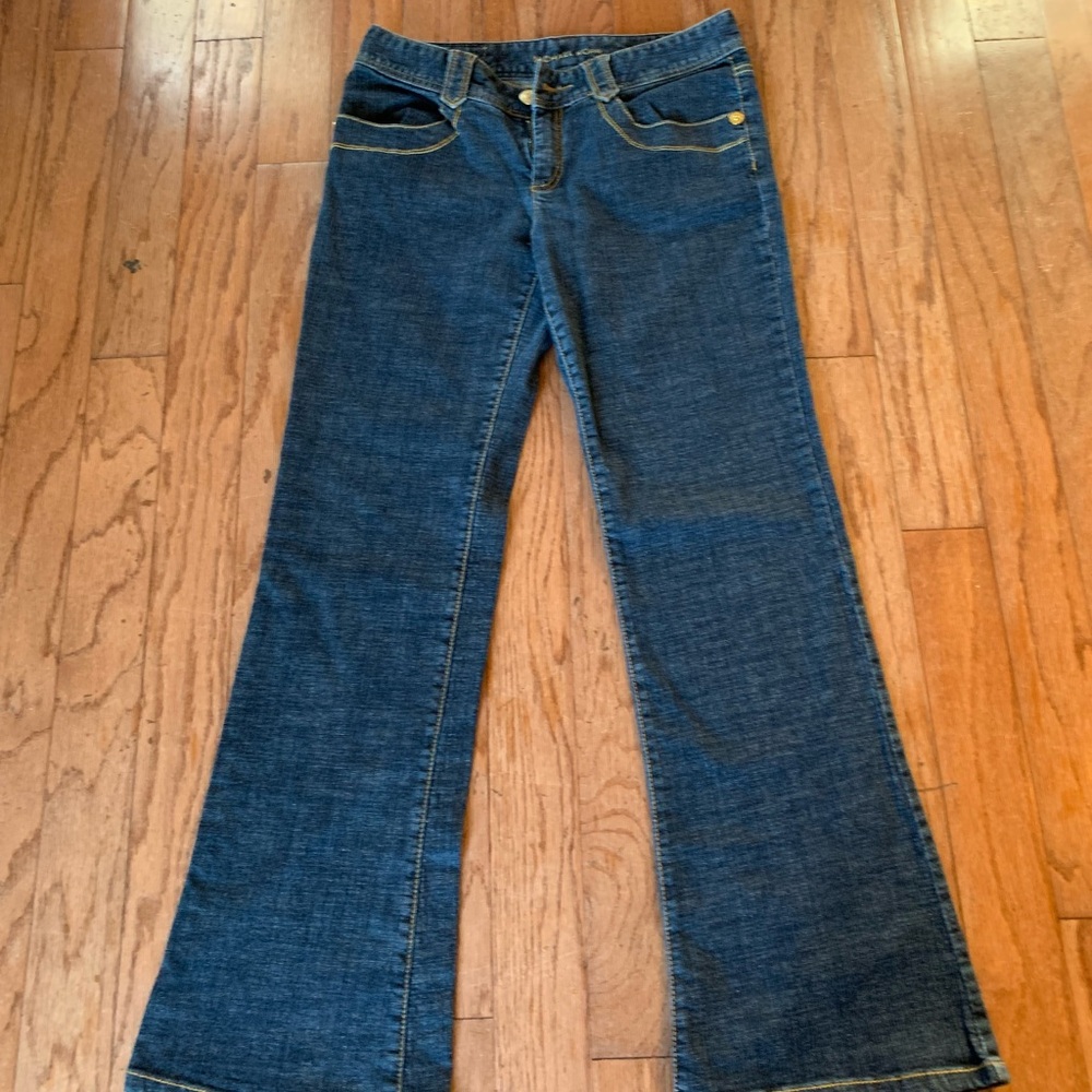 Michael Kors Mid Rise Flare Bootcut Stretch Jeans - Picture 2 of 8